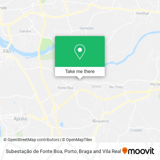 Subestação de Fonte Boa mapa