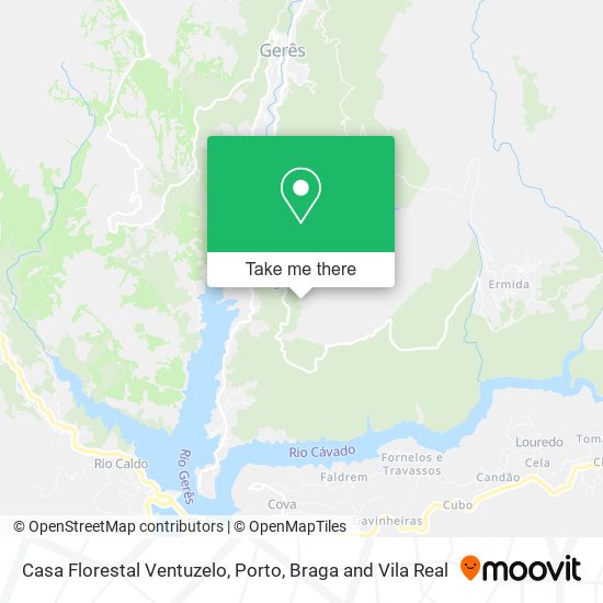 Casa Florestal Ventuzelo map