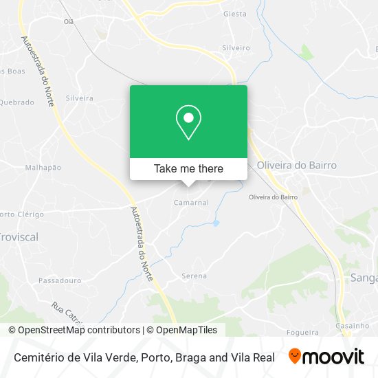 Cemitério de Vila Verde map