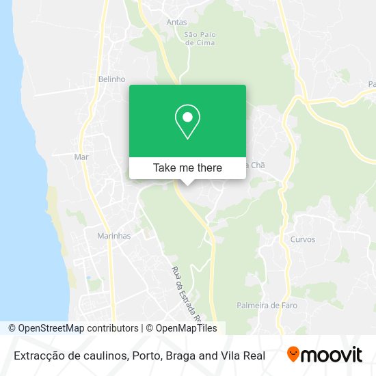 Extracção de caulinos mapa