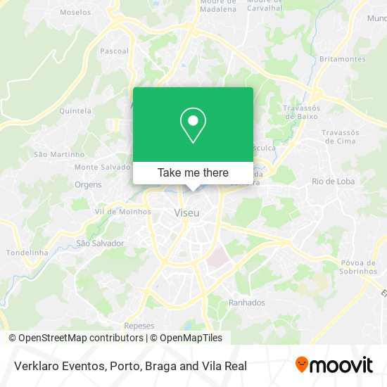 Verklaro Eventos mapa