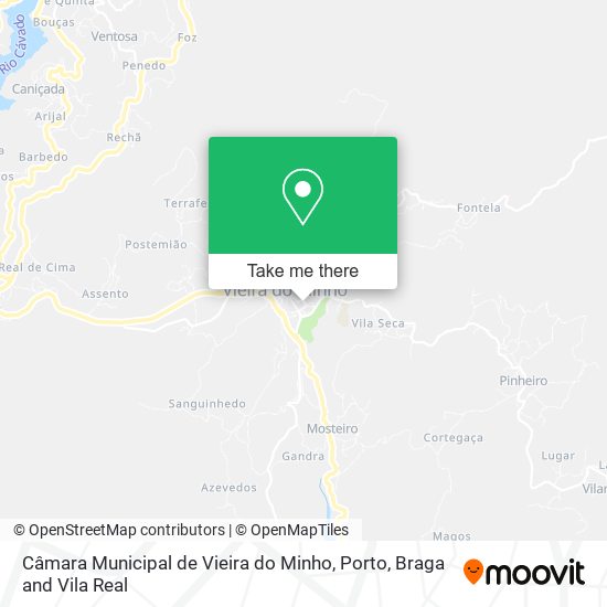 Câmara Municipal de Vieira do Minho map