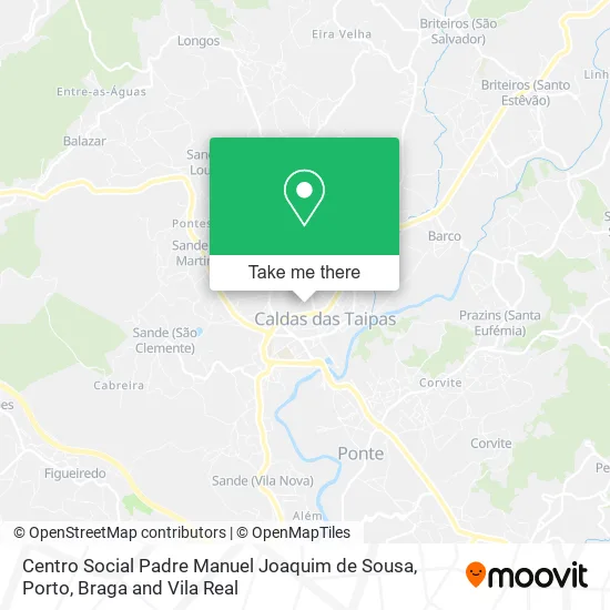 Centro Social Padre Manuel Joaquim de Sousa map