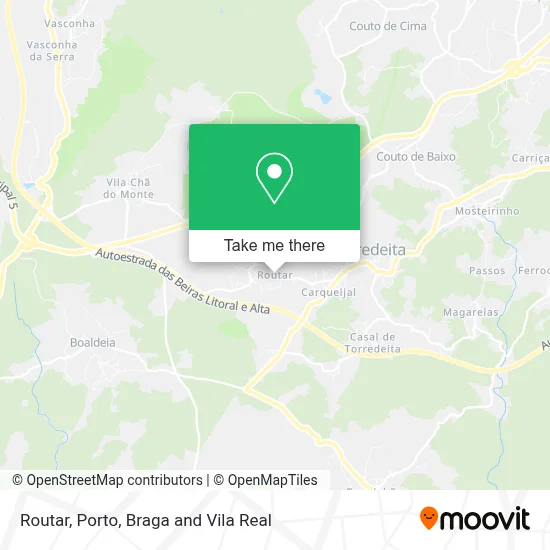 Routar map