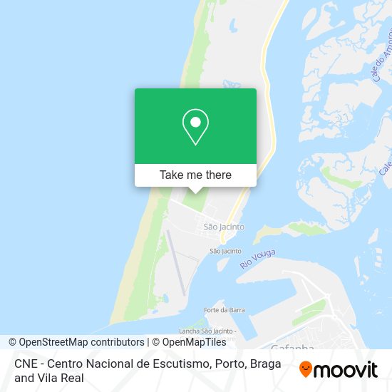 CNE - Centro Nacional de Escutismo mapa