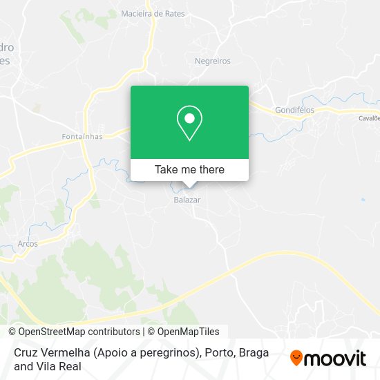 Cruz Vermelha (Apoio a peregrinos) map