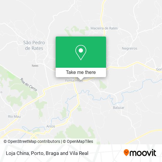 Loja China mapa