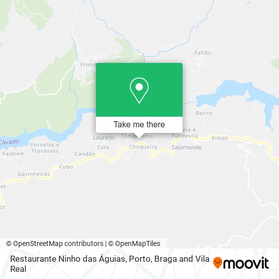 Restaurante Ninho das Águias map