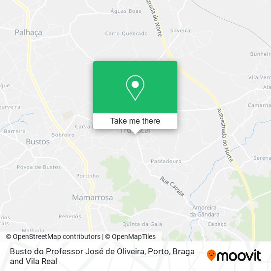 Busto do Professor José de Oliveira map