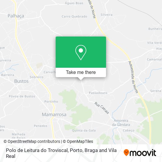Polo de Leitura do Troviscal map