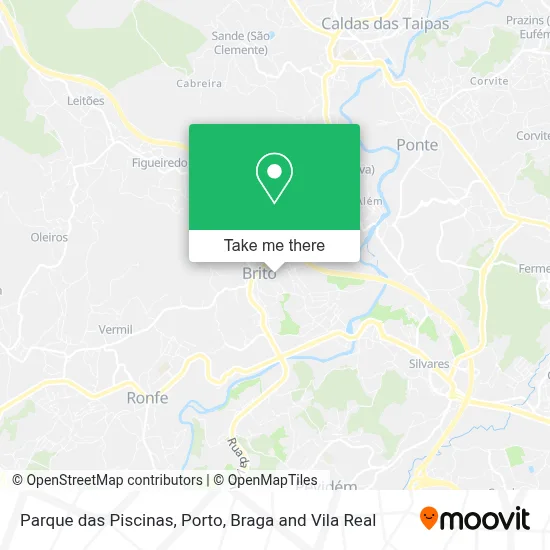 Parque das Piscinas map