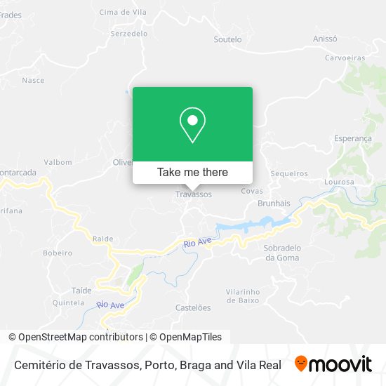 Cemitério de Travassos map