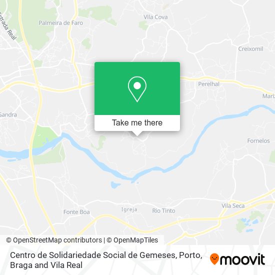 Centro de Solidariedade Social de Gemeses mapa