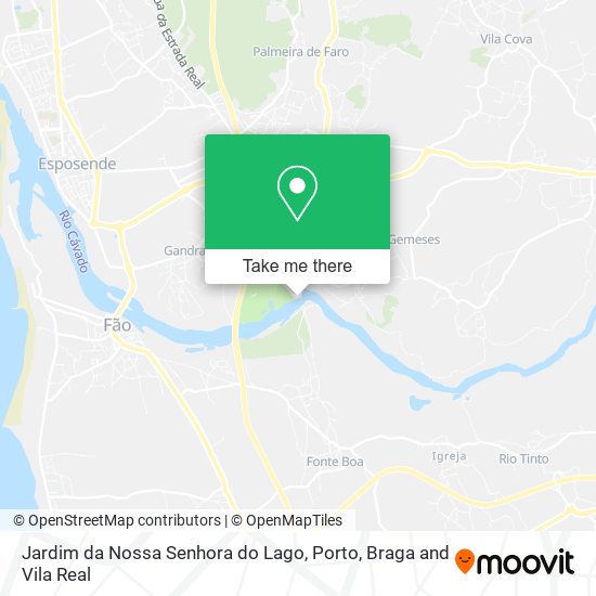 Jardim da Nossa Senhora do Lago map
