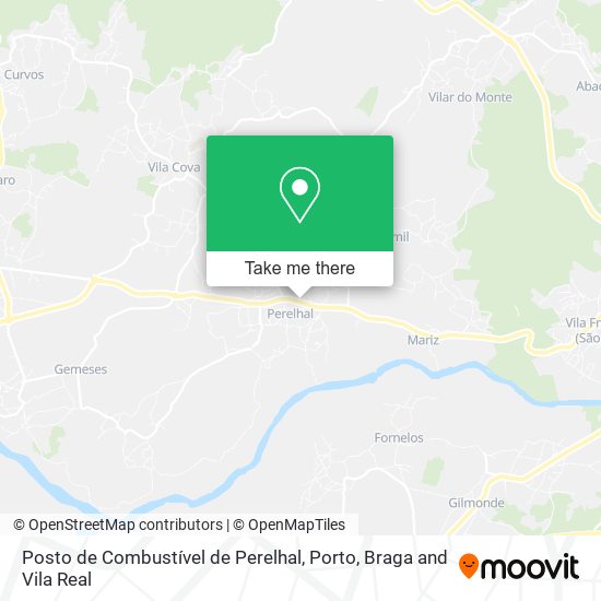 Posto de Combustível de Perelhal map