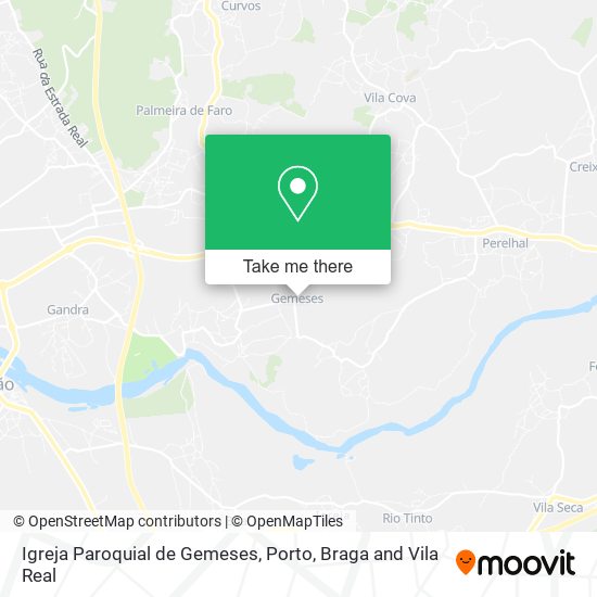 Igreja Paroquial de Gemeses map