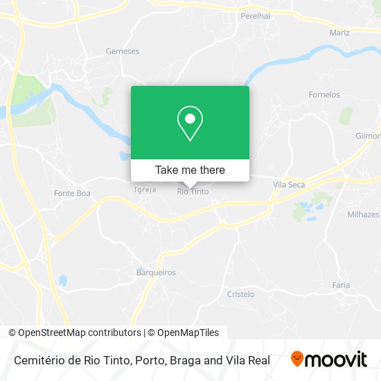Cemitério de Rio Tinto map