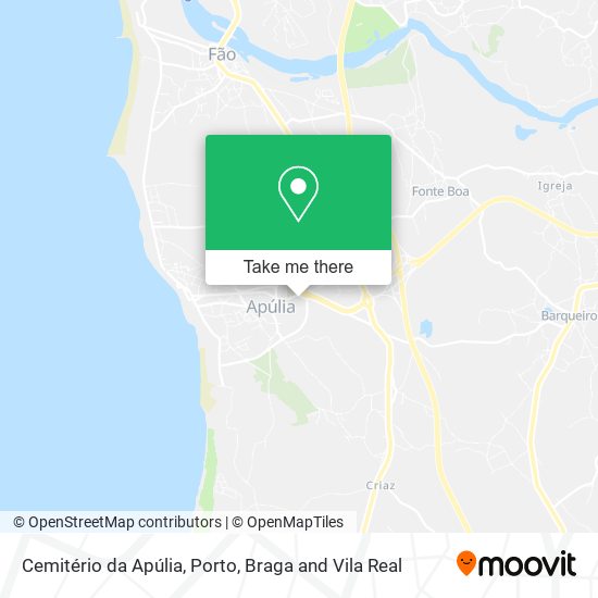 Cemitério da Apúlia map
