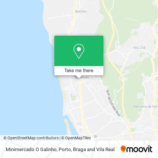 Minimercado O Galinho mapa