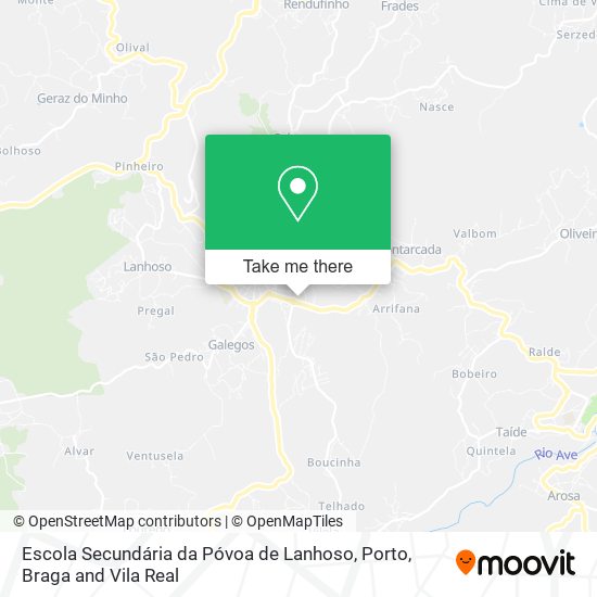 Escola Secundária da Póvoa de Lanhoso map