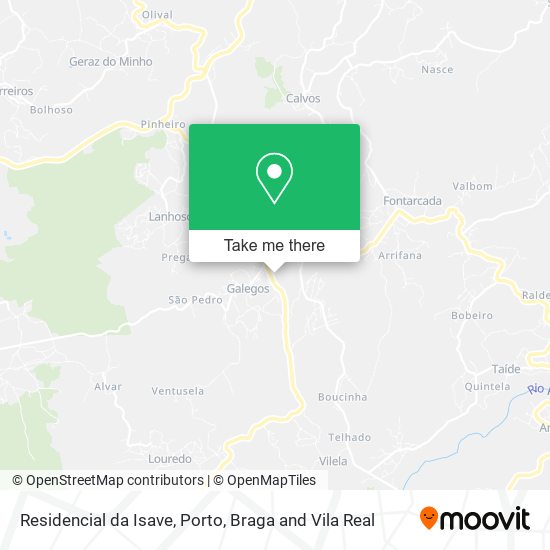 Residencial da Isave mapa