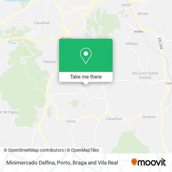 Minimercado Delfina mapa