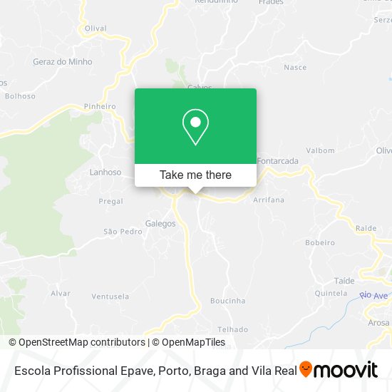Escola Profissional Epave map