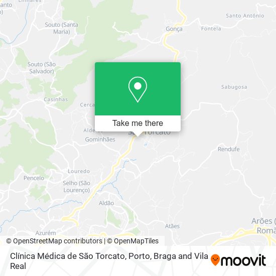 Clínica Médica de São Torcato map