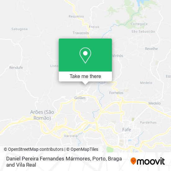 Daniel Pereira Fernandes Mármores mapa