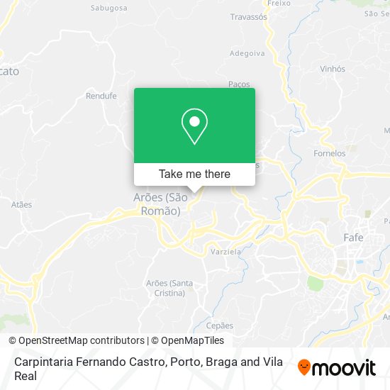 Carpintaria Fernando Castro mapa