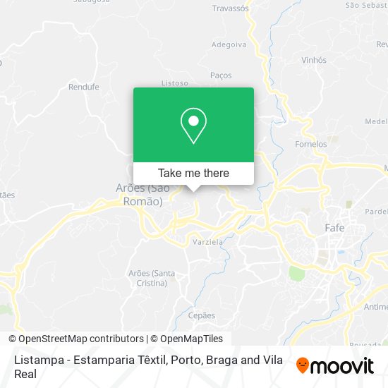 Listampa - Estamparia Têxtil map
