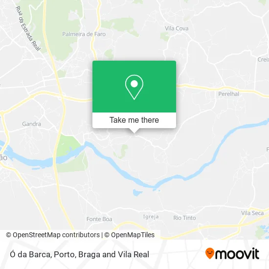 Ó da Barca map