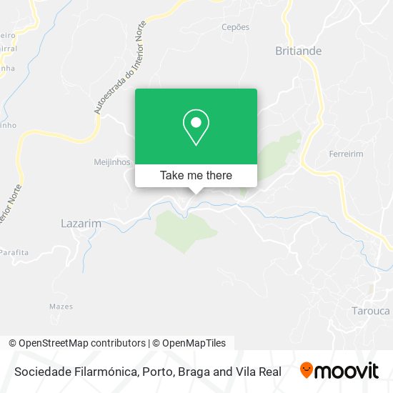 Sociedade Filarmónica mapa