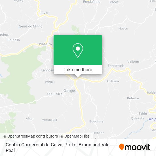 Centro Comercial da Calva map