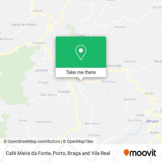 Café Maria da Fonte map