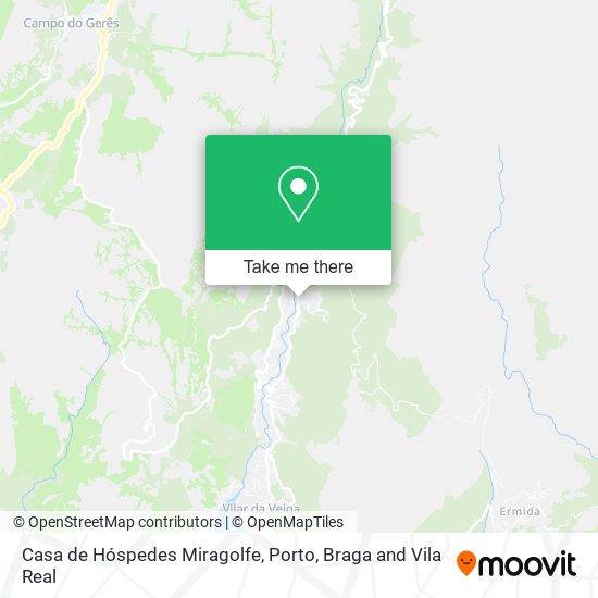 Casa de Hóspedes Miragolfe map