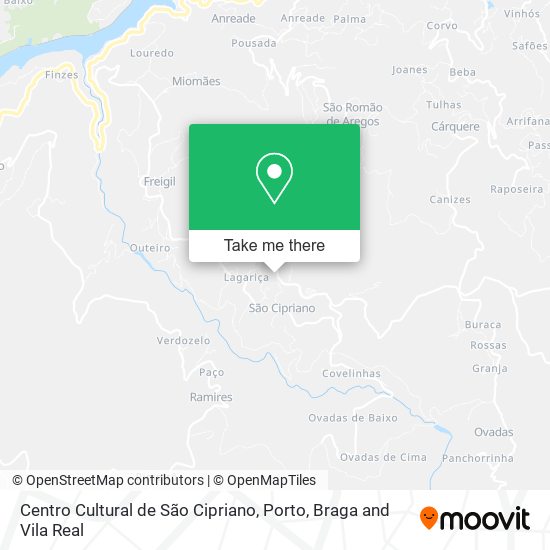 Centro Cultural de São Cipriano map