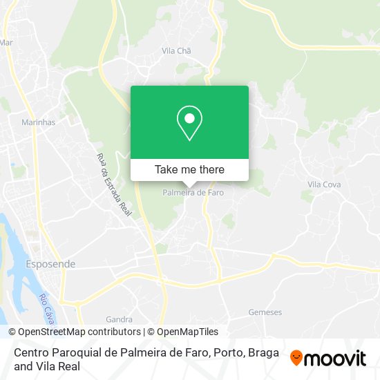 Centro Paroquial de Palmeira de Faro map