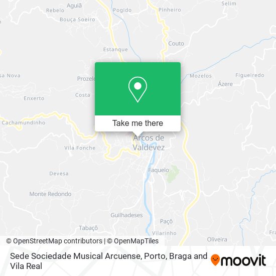 Sede Sociedade Musical Arcuense map