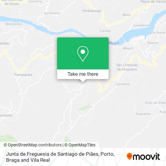 Junta de Freguesia de Santiago de Piães map