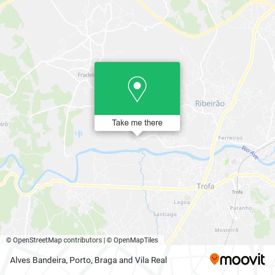 Alves Bandeira mapa