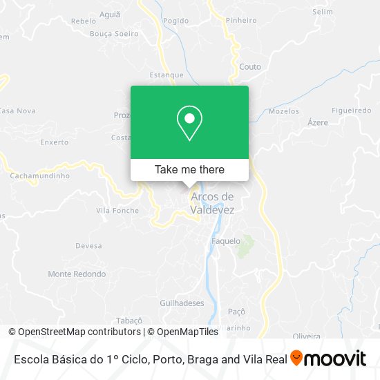 Escola Básica do 1º Ciclo map
