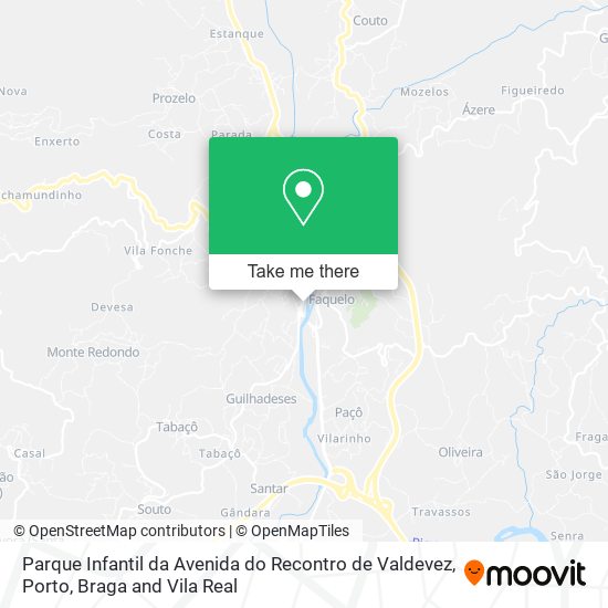 Parque Infantil da Avenida do Recontro de Valdevez mapa