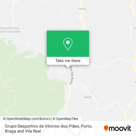 Grupo Desportivo de Vitorino dos Piães map