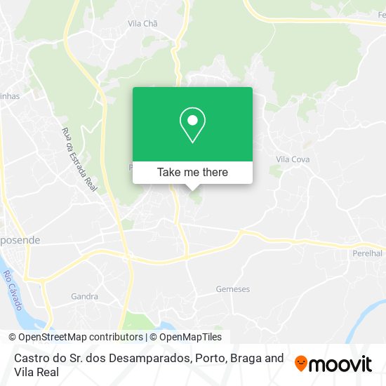 Castro do Sr. dos Desamparados map