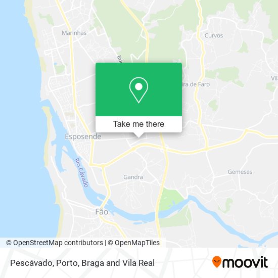 Pescávado mapa