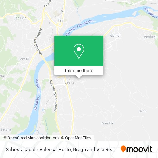 Subestação de Valença map