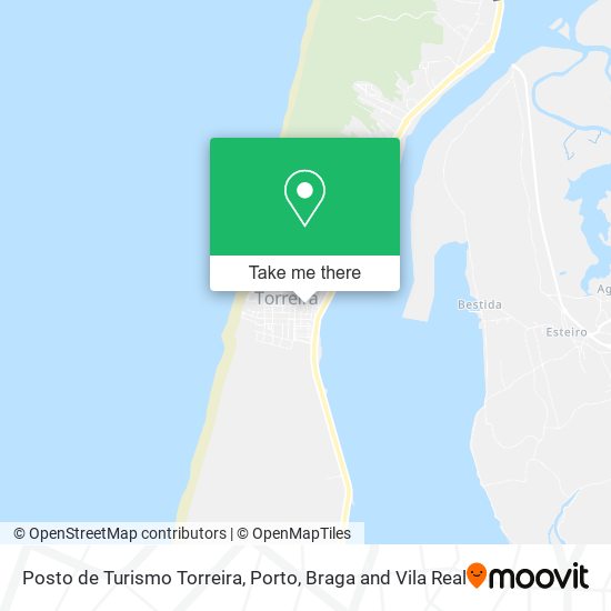 Posto de Turismo Torreira map