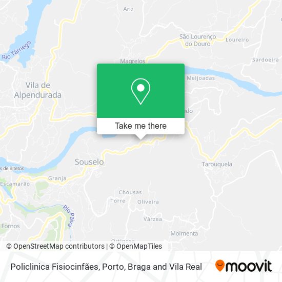 Policlinica Fisiocinfães map