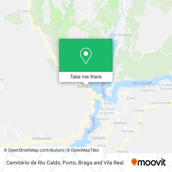 Cemitério de Rio Caldo map